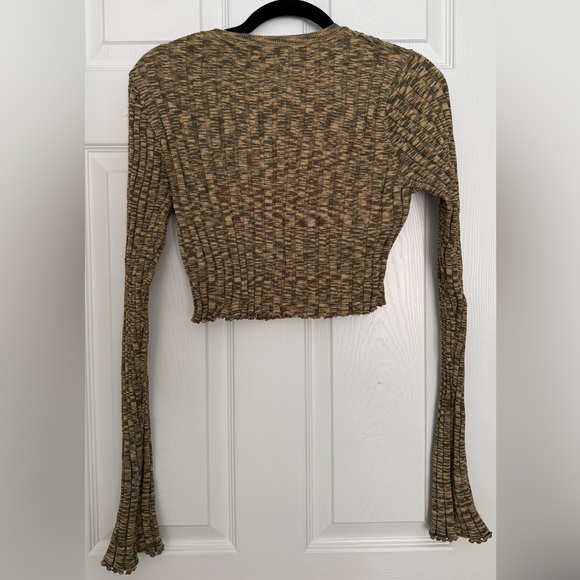 DISSH Lottie Olive Marble Crop Top Size XXL - Picture 4 of 5